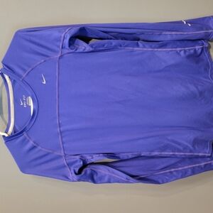 Nike Dri-FIT Purple Long Sleeve Shirt